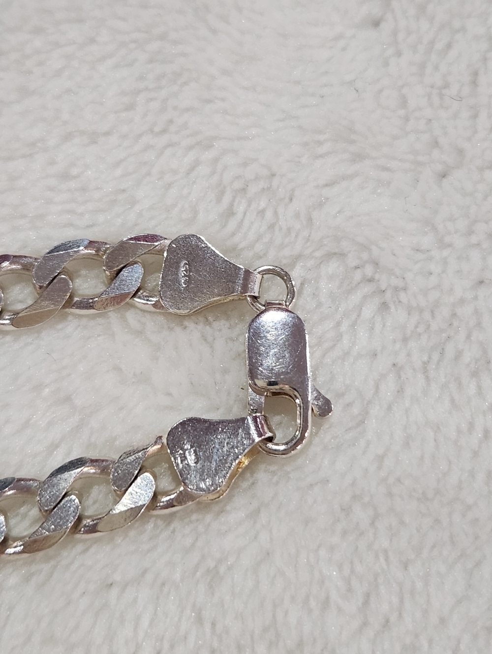Sterling Silver Figaro Chain Bracelet - Picture 8 of 10
